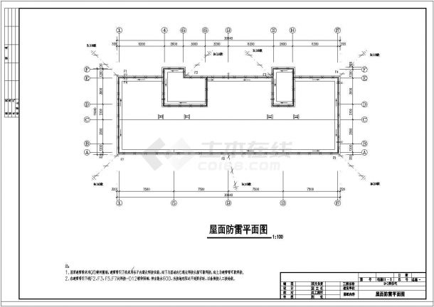 某地区T栋20层住宅楼电气设计cad施工图-图二