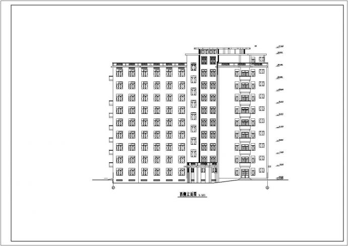 某医院9层框架结构门诊综合楼建筑设计方案_图1