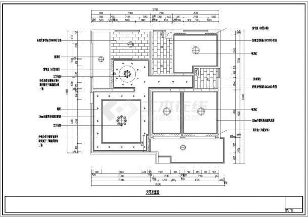 某地区商住楼CAD建筑设计图布置图-图二