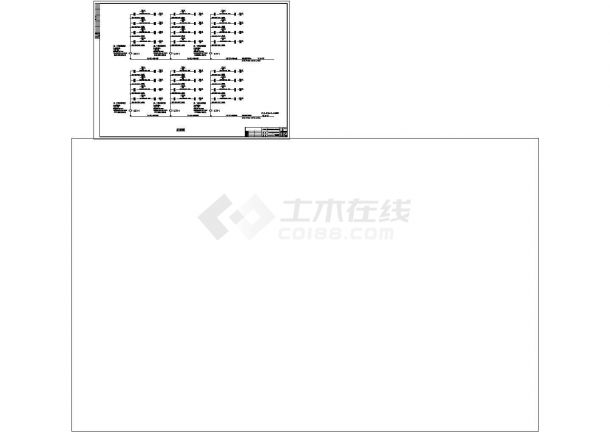 北方某地区调料综合楼电气设计施工图纸-图二