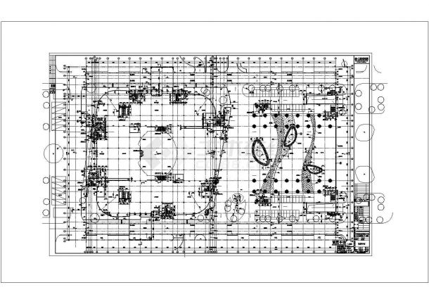 广东某3层框架中央采购楼建筑设计施工图-图二