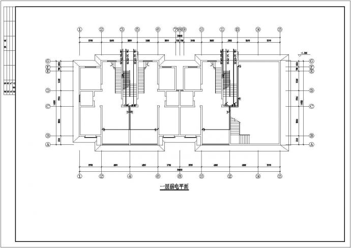 某五层小住宅电气设计cad施工图_图1