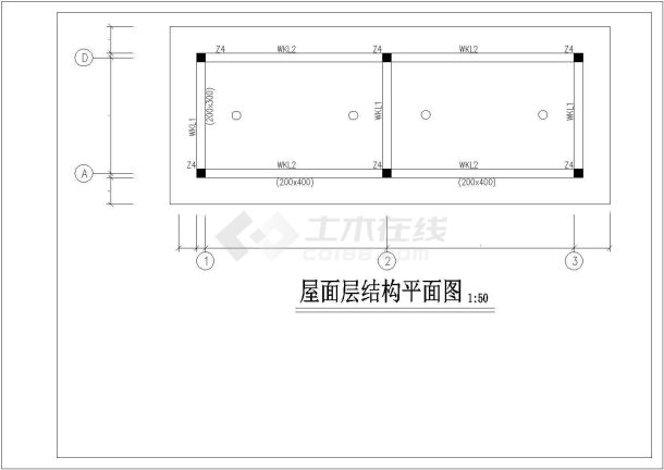 土石土坝及其溢流堰、启闭机房结构布置图-图二