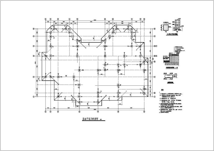 某地2层钢框架结构别墅结构施工图_图1