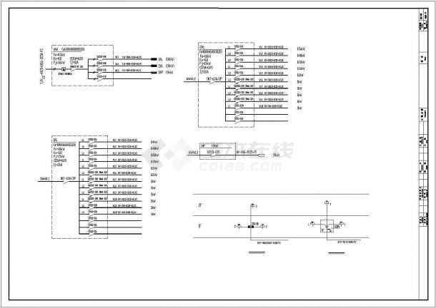 工厂全套电气设计施工CAD图方案-图二