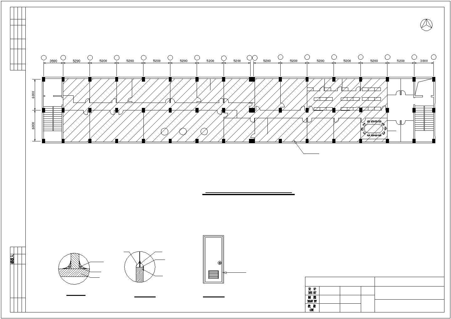工厂仓库全套电气设计施工CAD图