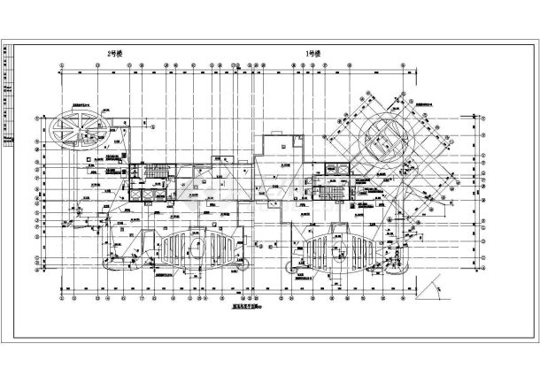 某小区的设备开洞设计方案CAD图纸-图二
