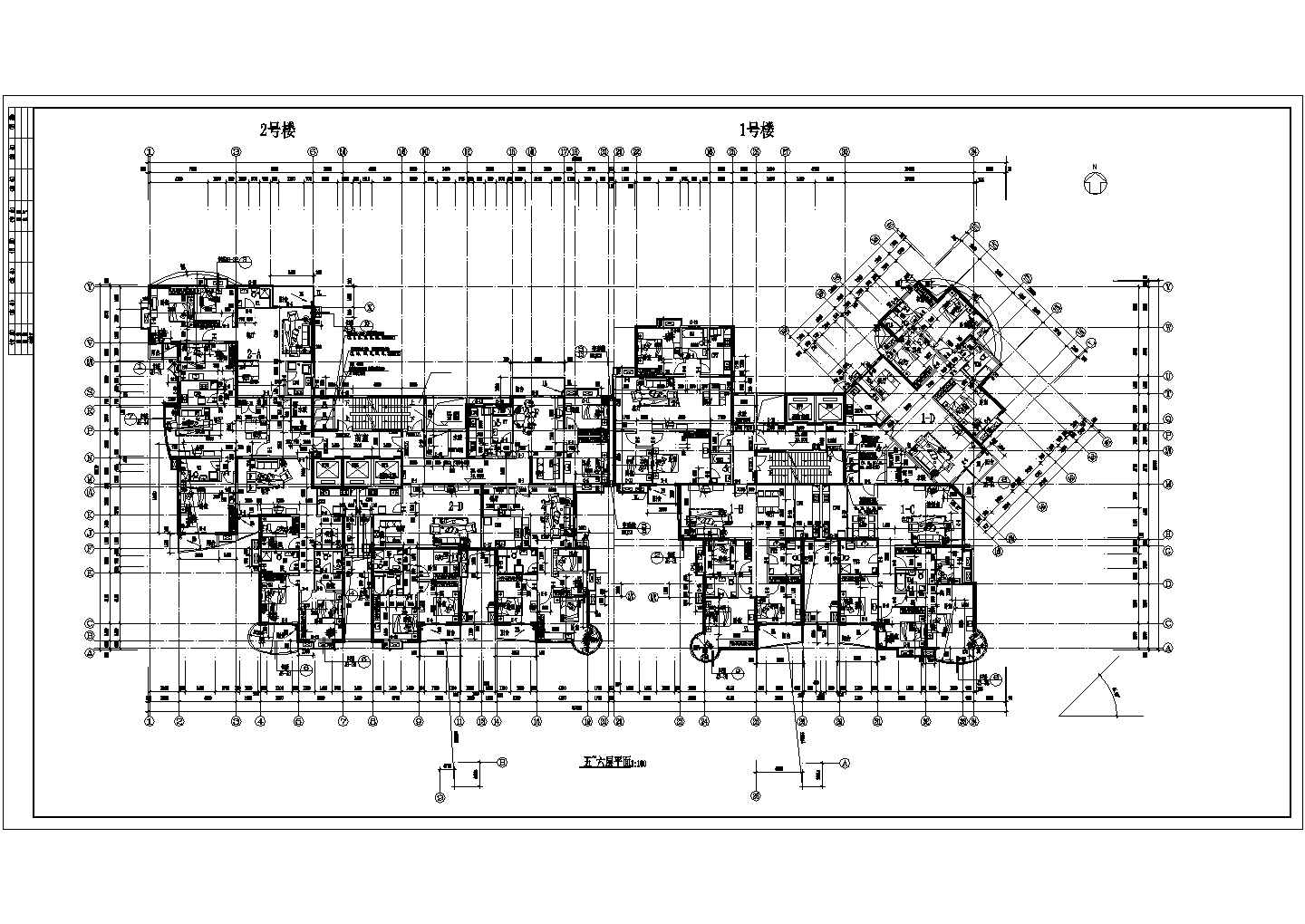 某小区的设备开洞设计方案CAD图纸