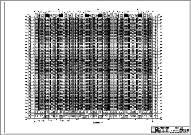 某地32层高层商住楼建筑设计施工图（两套）-图一