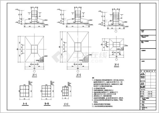 某51mx133m标准单层厂房钢结构施工图（含建筑设计）-图二
