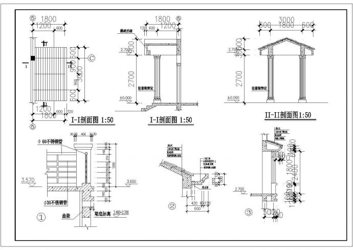 某地区5层独栋小别墅建筑施工图（含效果图）_图1