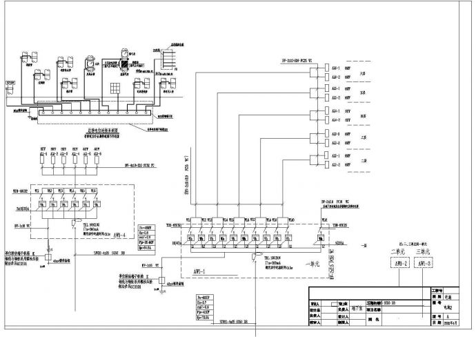 某地区(16)层住宅楼电气设计cad施工图_图1