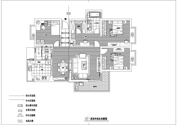 某地区多层家居CAD装修设计及说明图-图二