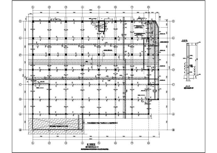 某地12层框架结构办公楼全套结构施工图_图1