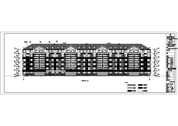 某地六层框剪结构住宅楼建筑设计施工图-图一