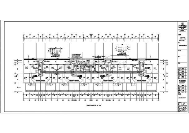 金色漫香郡小区6层住宅楼电气设计施工图-图一