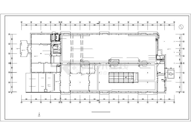 汽车模具公司车间全套电气设计施工CAD图-图一