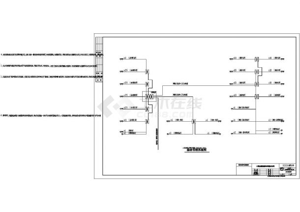 全套弱电系统图设计模板cad图纸方案-图二