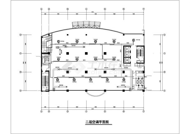 生产楼通风空调全套电气设计施工CAD图-图二