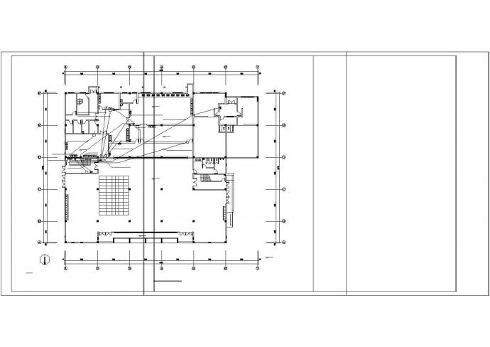 食堂全套电气施工CAD图设计方案_图1