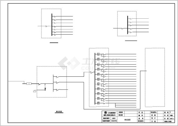 宿舍楼全电气设计施工CAD图纸方案-图二