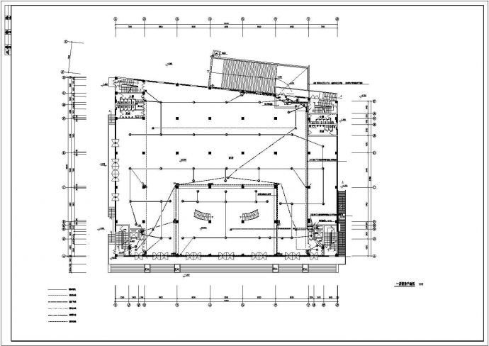 某商场全套电气设计施工CAD图纸方案_图1
