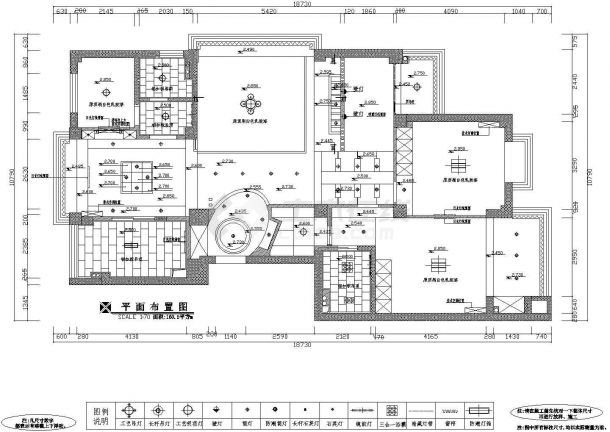 某望江苑两室一厅住宅装修设计CAD图-图二
