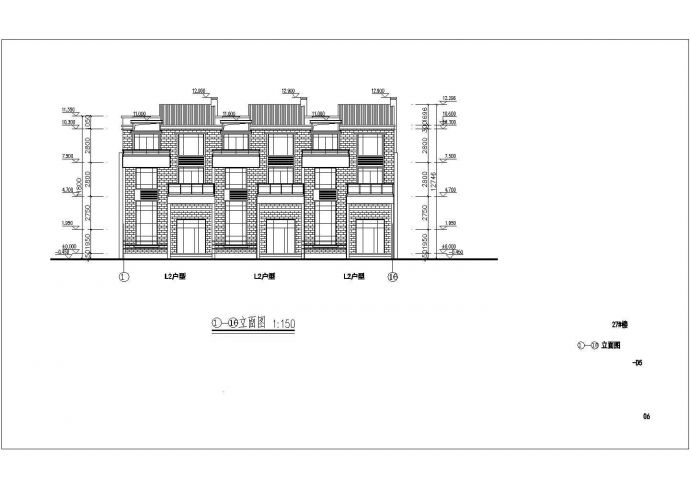 某地区经典现代风格别墅住宅CAD建筑施工图纸_图1