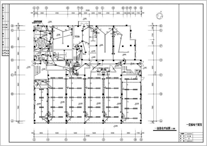 12层商住楼全套电气设计施工CAD图_图1