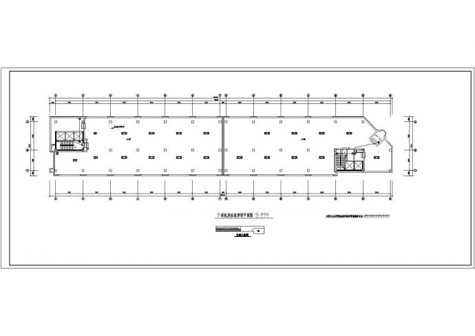 某商业广场应急照明系统全套电气设计施工CAD图_图1