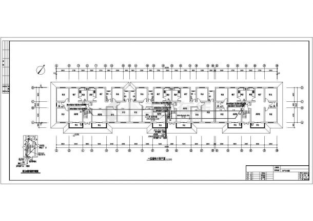 20号住宅楼电气设计施工CAD图-图二