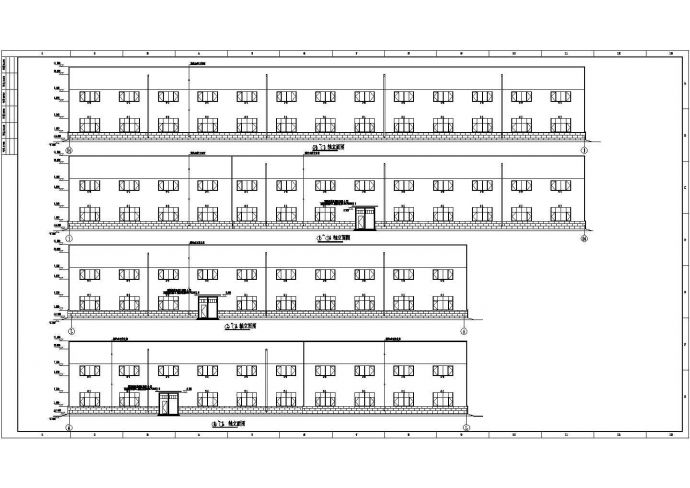 L型24m门式刚架厂房结构施工图（包含建筑设计）_图1