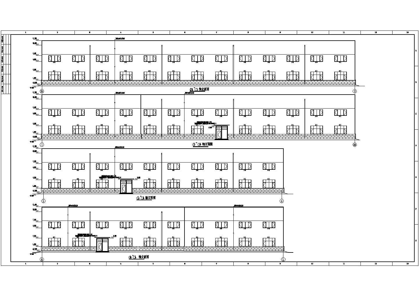 L型24m门式刚架厂房结构施工图（包含建筑设计）