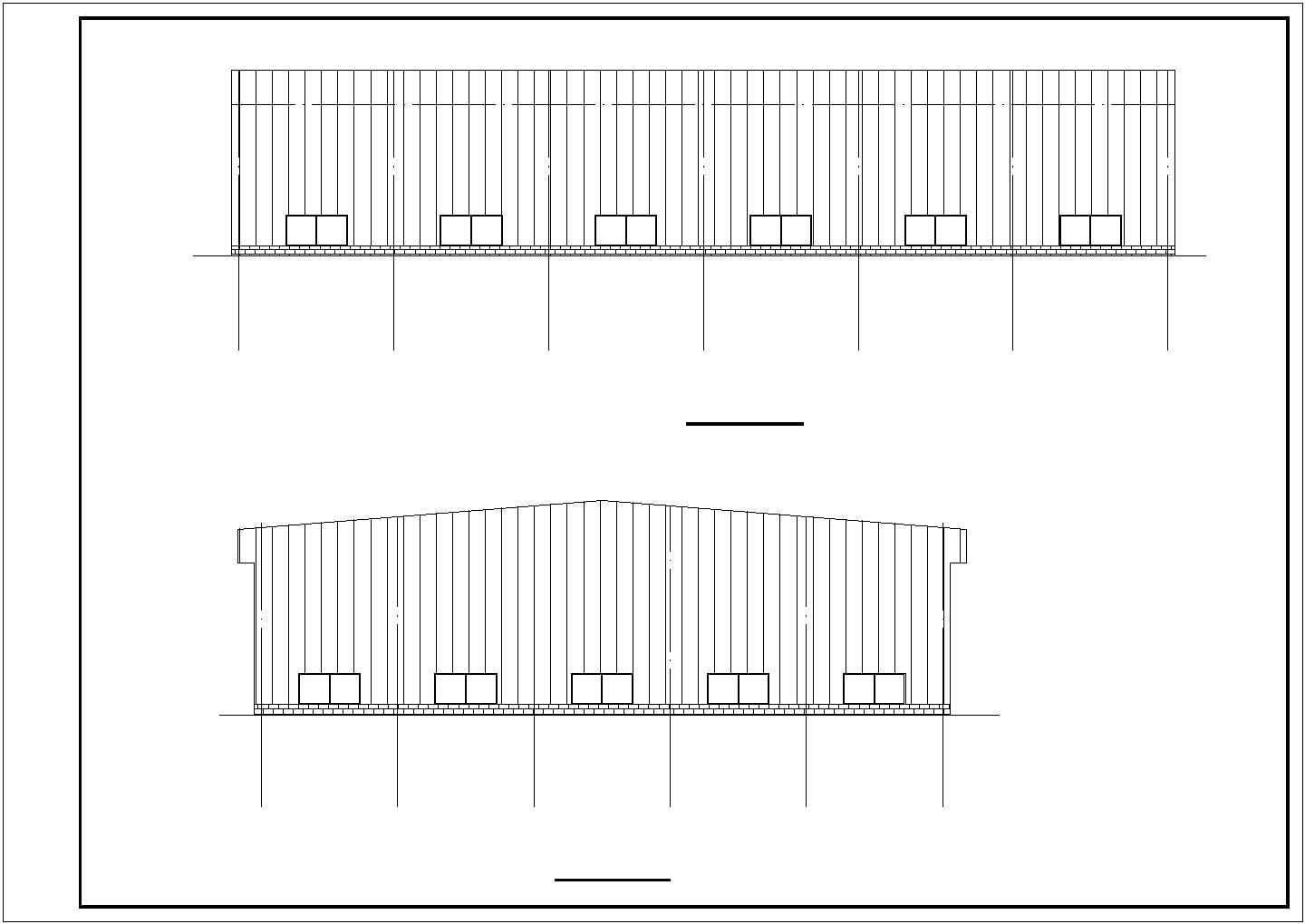 某钢结构羽毛球馆结构施工图（包含建筑设计）