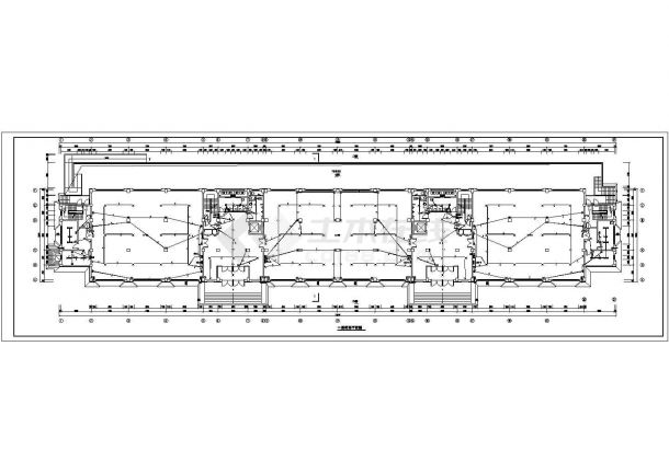 某厂房电气设计施工CAD全套方案图纸-图二