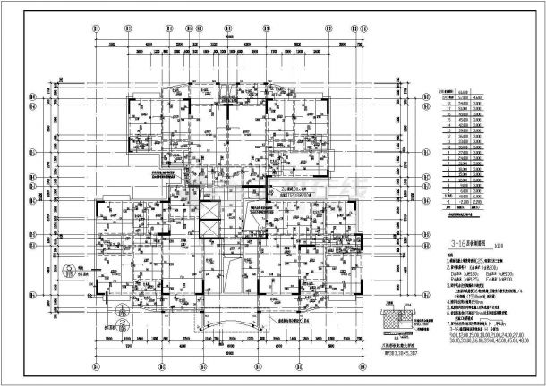 广东地区18层框剪结构住宅结构设计施工图-图一