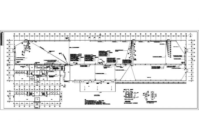 车间办公电气施工设计CAD方案图_图1