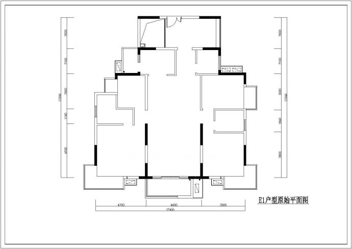 某高层住宅楼四室两厅室内装修及电气设计施工图_图1