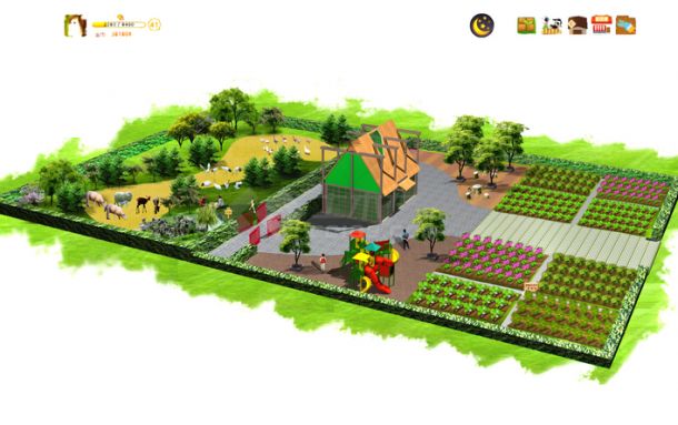 家庭农场10亩规划图图片