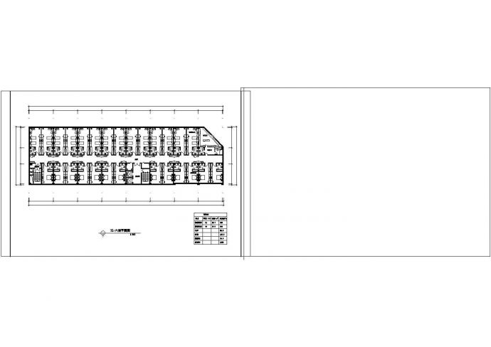 某阿里郎宾馆建筑设计CAD方案图纸_图1