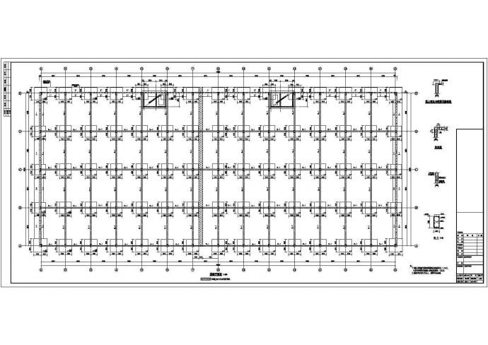 某地40米跨钢结构中转仓库钢结构全套施工图_图1