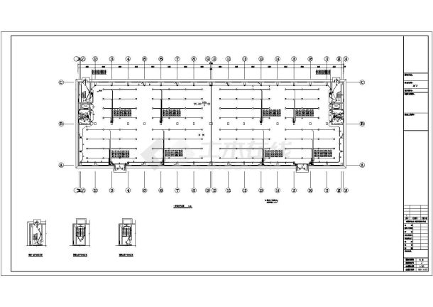 浙江某多层厂房电气设计施工CAD方案图纸-图一