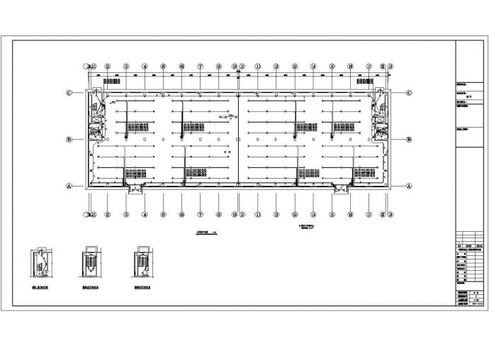 浙江某多层厂房电气设计施工CAD方案图纸_图1