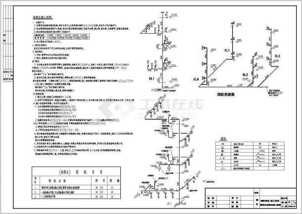 服装厂全套电气设计施工CAD图纸-图二