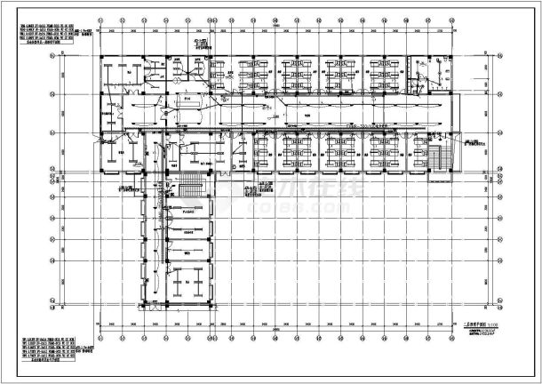 【河南】某两层精神病医院普通病房楼电气设计图-图二