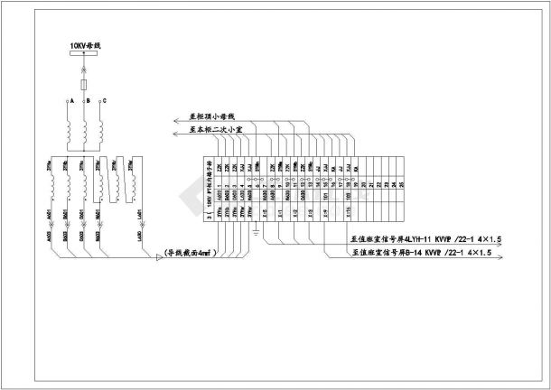 某工程10KV配电全套电气设计方案图纸-图二