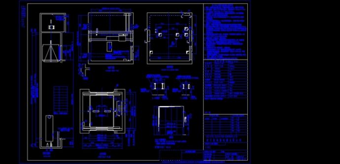 各种电梯的CAD图纸_图1