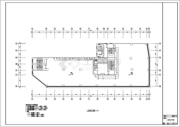 某商贸中心综合楼电气施工设计图纸-图二