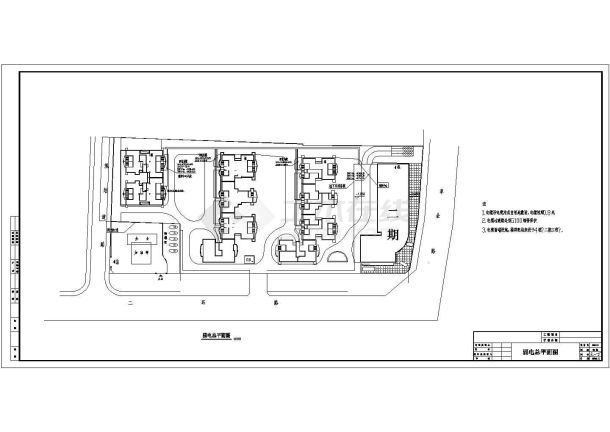 常德某地高层电气设计cad施工图-图二
