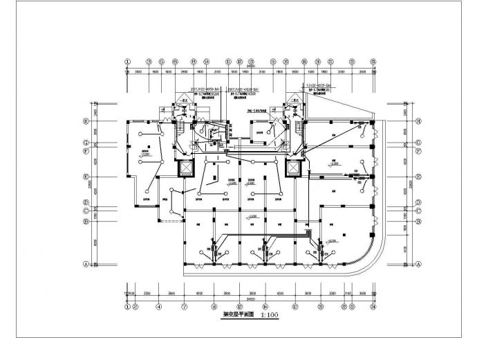 某地区经济适用房电气设计方案设计cad施工图_图1